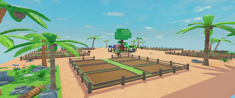 Island farm plots overview